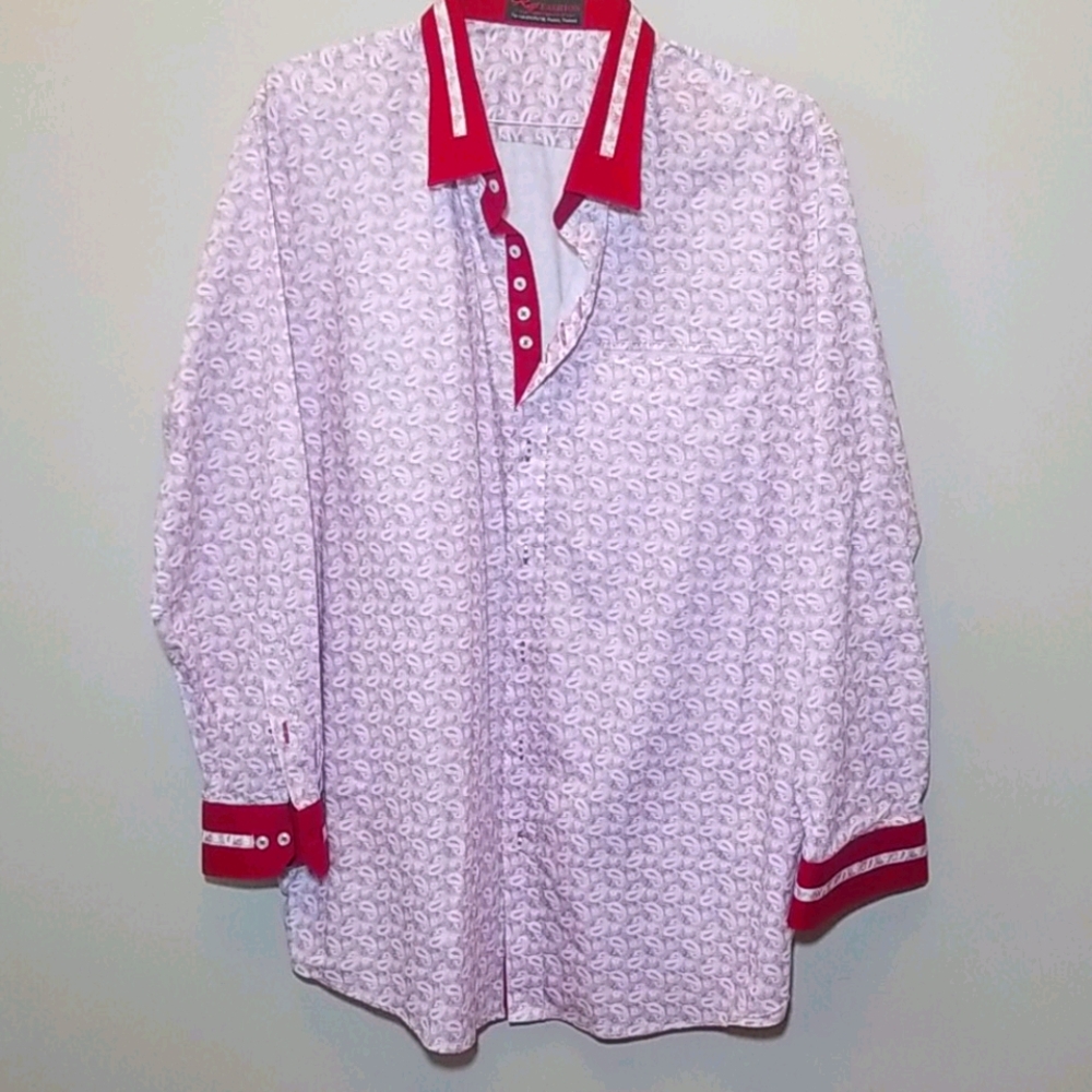 Custom Made Paisley Print Shirt